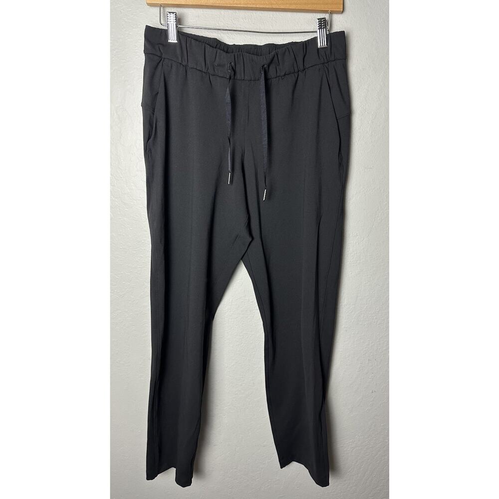 Lululemon On The Fly Crop Pants Women’s 6 Black Luxtreme Pockets Inseam 27.5”